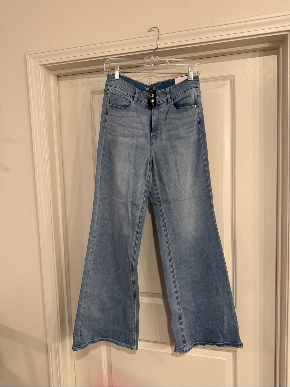 White House Black Market Light Blue Wide Leg Jeans